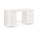 Wooden Dressing Table With 6 Drawers - Maine
