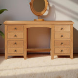 Wooden Dressing Table With 8 Drawers - Marlborough