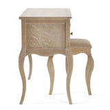Wooden Dressing Table With Stool - Camille