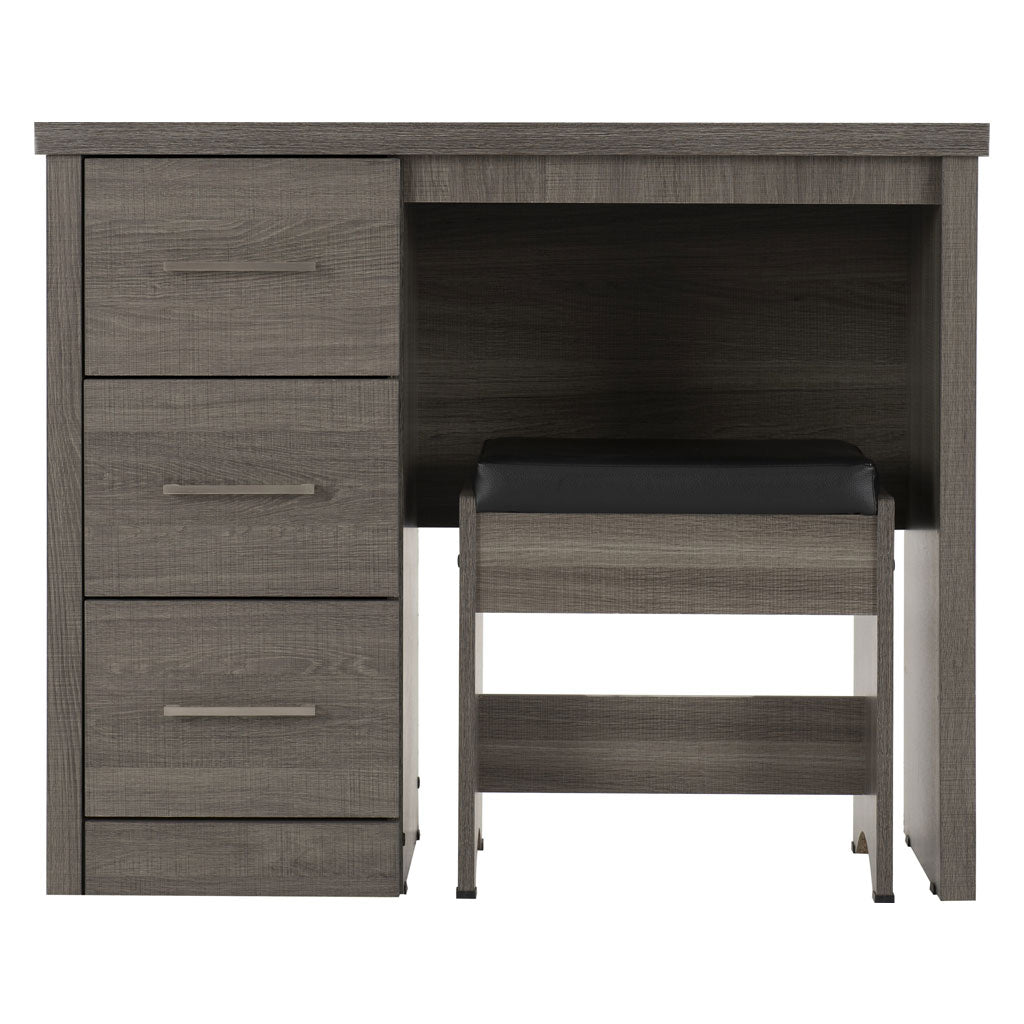 Wooden Dressing Table With Stool - Lisbon