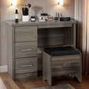 Wooden Dressing Table With Stool - Lisbon