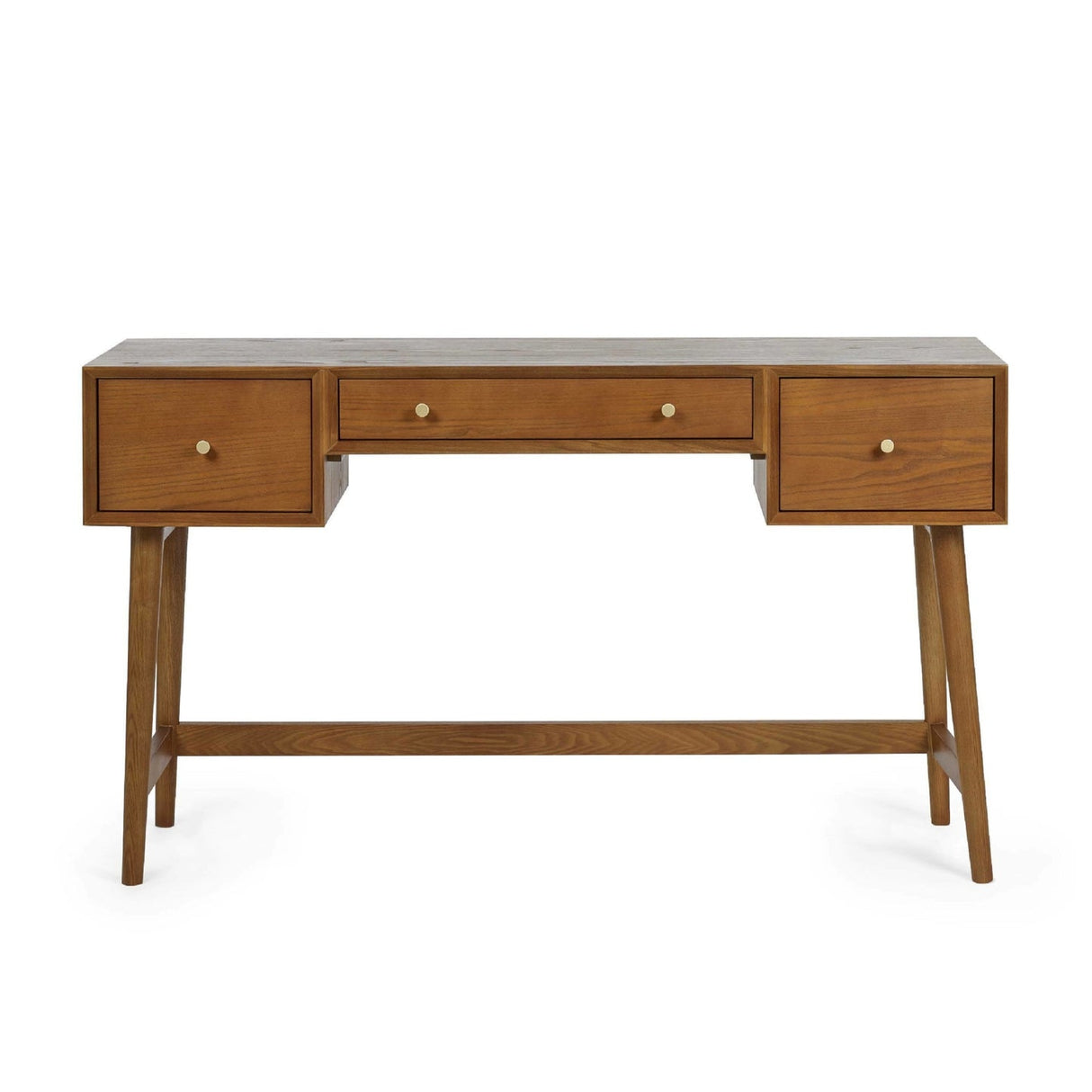 Wooden Dressing Table With Stool - Lowry
