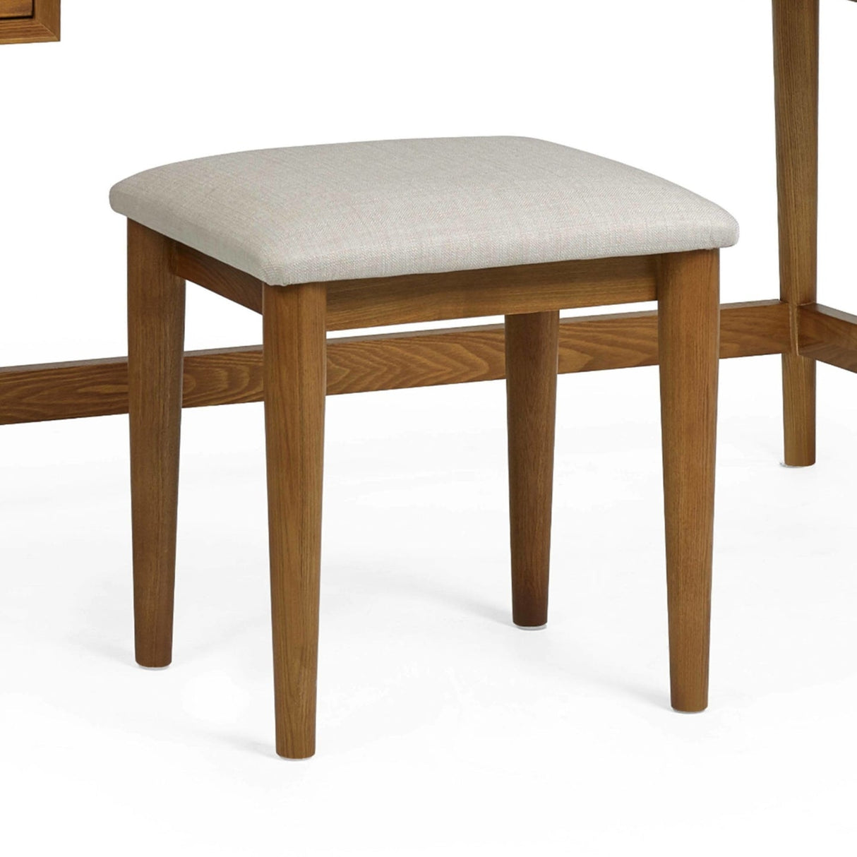 Wooden Dressing Table With Stool - Lowry