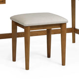 Wooden Dressing Table With Stool - Lowry