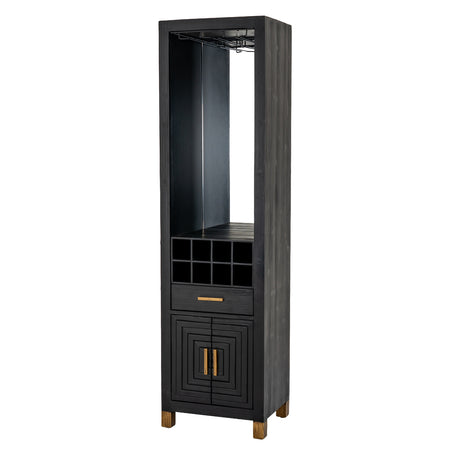 Wooden Drinks Cabinet With 2 Doors And 1 Drawer - Lennox