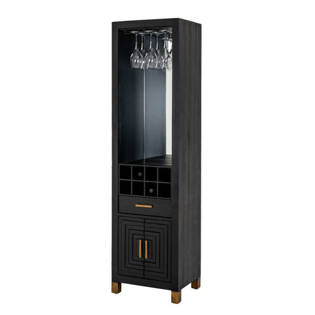 Wooden Drinks Cabinet With 2 Doors And 1 Drawer - Lennox