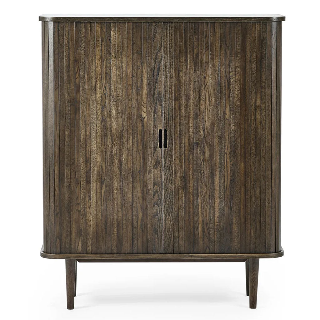 Wooden Drinks Cabinet With 2 Sliding Doors - Arya