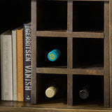 Wooden Drinks Cabinet With 2 Sliding Doors - Arya
