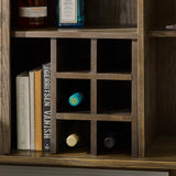 Wooden Drinks Cabinet With 2 Sliding Doors - Arya