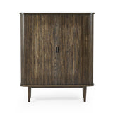 Wooden Drinks Cabinet With 2 Sliding Doors - Arya