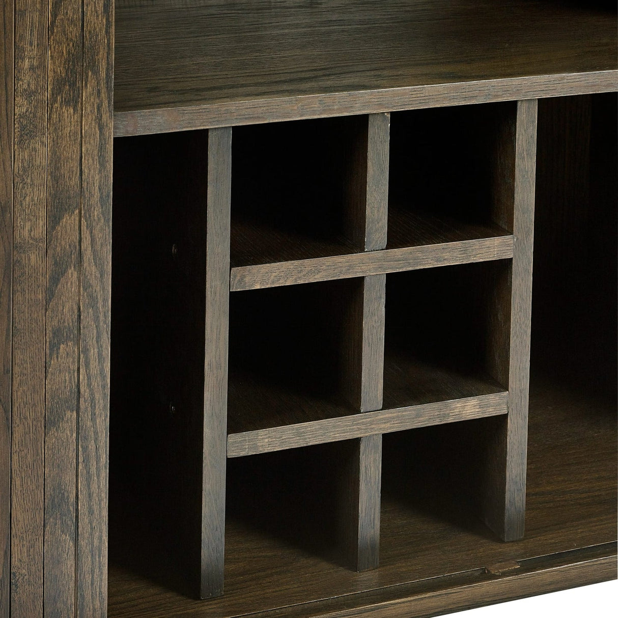 Wooden Drinks Cabinet With 2 Sliding Doors - Arya