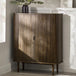Wooden Drinks Cabinet With 2 Sliding Doors - Arya