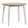 Wooden Drop Leaf Dining Table for 2 to 4 People Round - Linwood