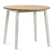 Wooden Drop Leaf Dining Table for 2 to 4 People Round - Linwood