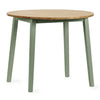 Wooden Drop Leaf Dining Table for 2 to 4 People Round - Linwood