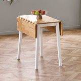 Wooden Drop Leaf Dining Table for 2 to 4 People Square - Linwood