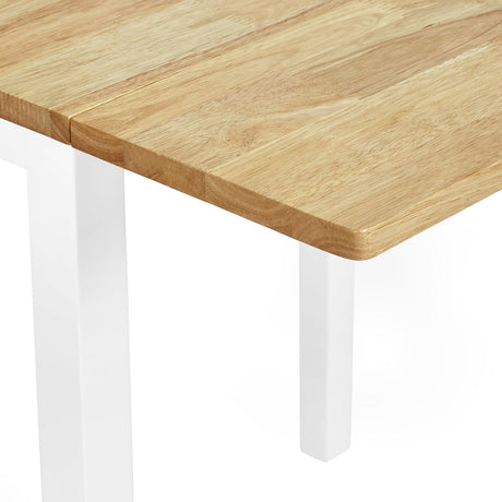 Wooden Drop Leaf Dining Table for 2 to 4 People Square - Linwood