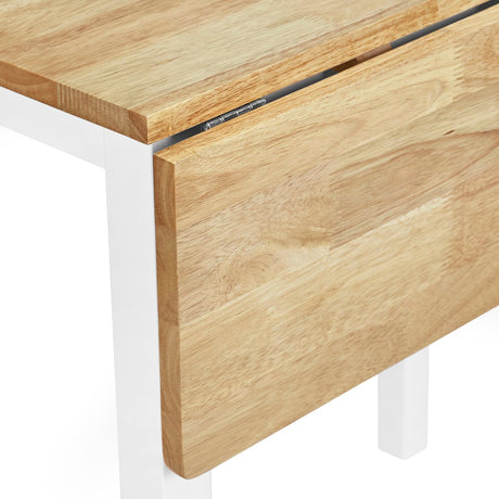 Wooden Drop Leaf Dining Table for 2 to 4 People Square - Linwood