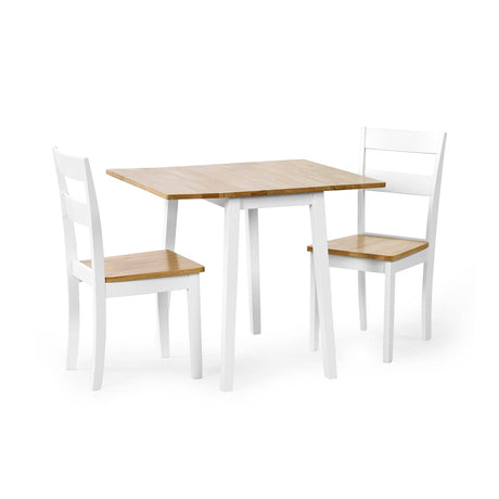 Wooden Drop Leaf Dining Table for 2 to 4 People Square - Linwood
