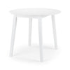 Wooden Drop Leaf Dining Table for 4 People Round - Coast