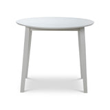 Wooden Drop Leaf Dining Table for 4 People Round - Coast