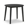Wooden Drop Leaf Dining Table for 4 People Round - Coast