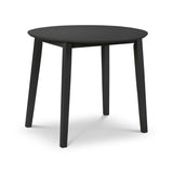 Wooden Drop Leaf Dining Table for 4 People Round - Coast