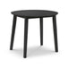 Wooden Drop Leaf Dining Table for 4 People Round - Coast