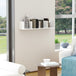 Wooden DVD Wall Shelf 95cm Wide With 4 Compartments - Velmora