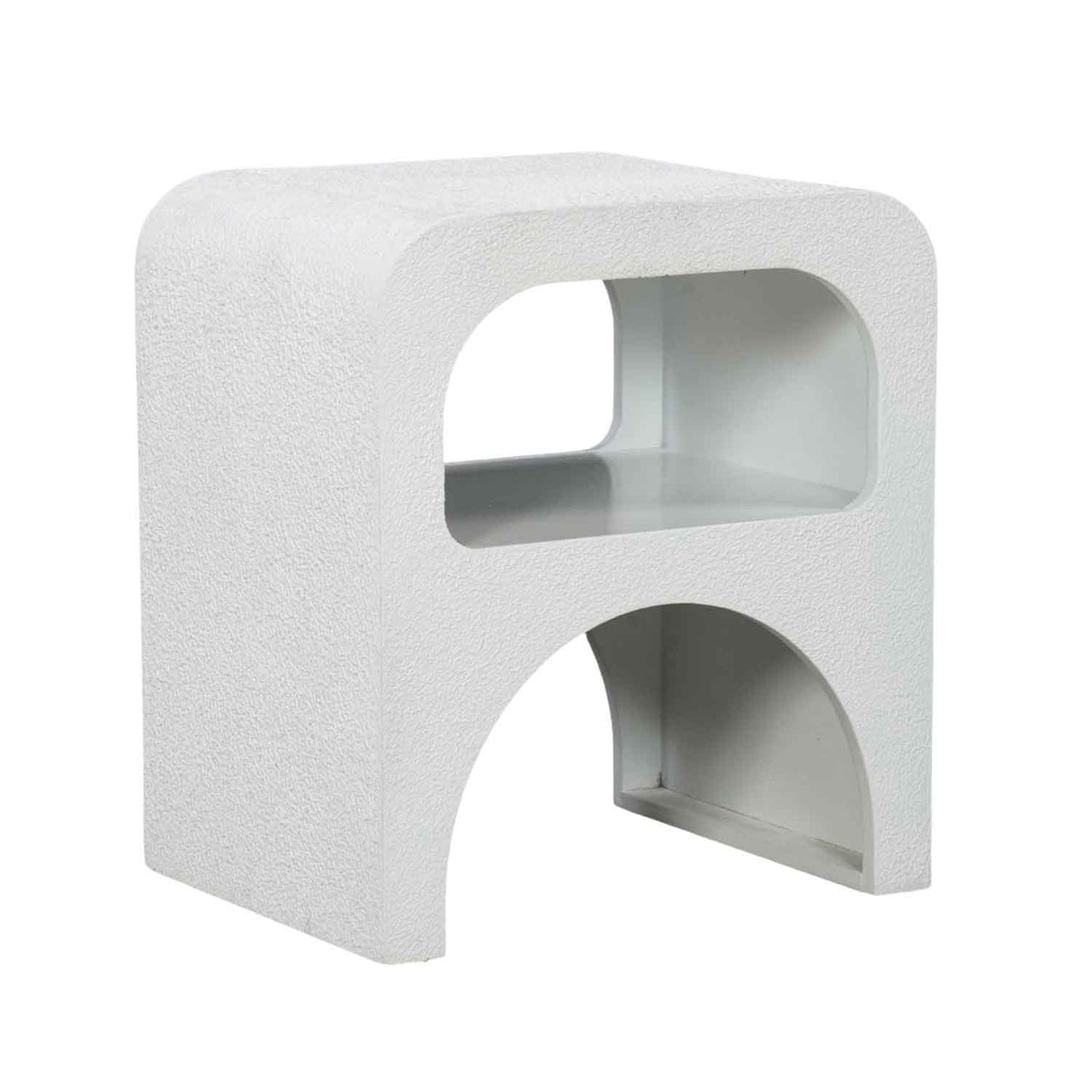 Wooden End Table 42cm Wide - Geo