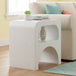 Wooden End Table 42cm Wide - Geo