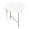 Wooden Extendable Drop Leaf Dining Table Round for 2 to 4 People - Velmora