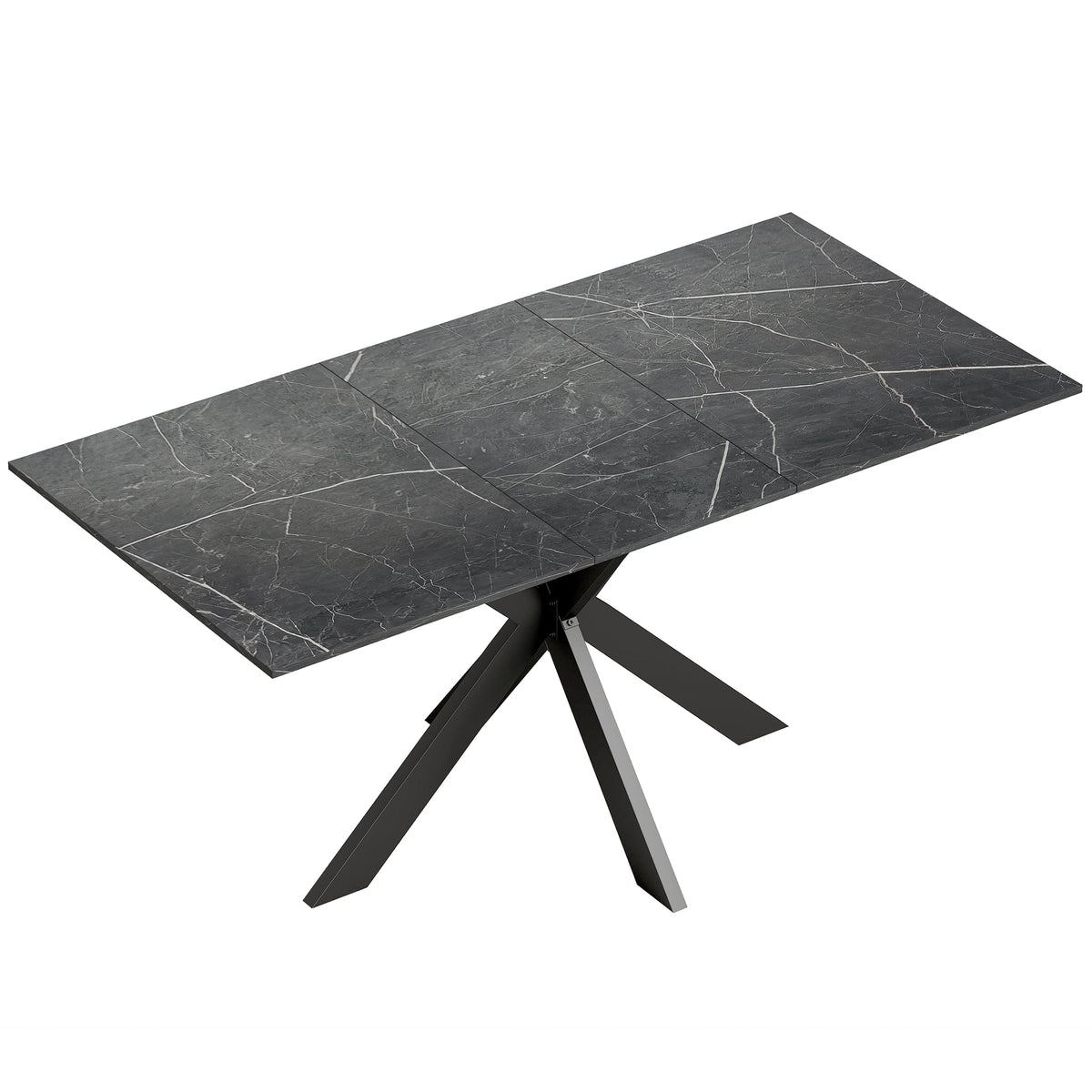 Wooden Extending Dining Table 160cm Wide for 8 People - Velmora