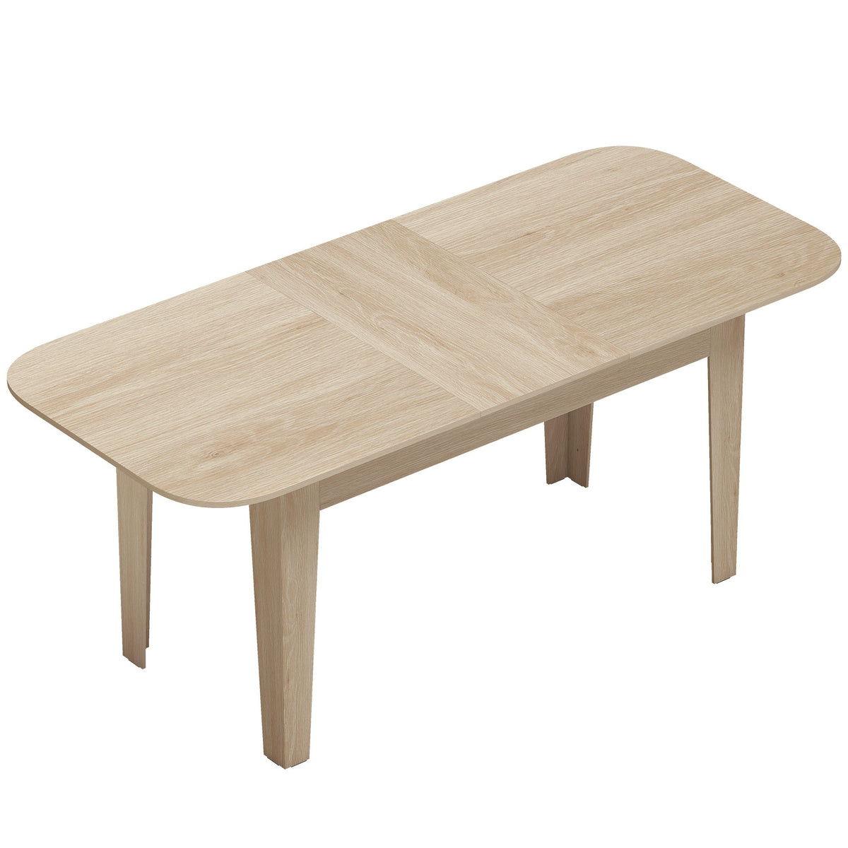 Wooden Extending Dining Table 180cm Wide for 8 People - Velmora