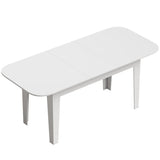 Wooden Extending Dining Table 180cm Wide for 8 People - Velmora
