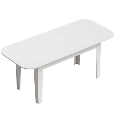 Wooden Extending Dining Table 180cm Wide for 8 People - Velmora