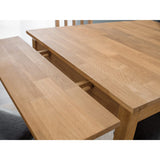 Wooden Extending Dining Table for 4 People - Coxmoor
