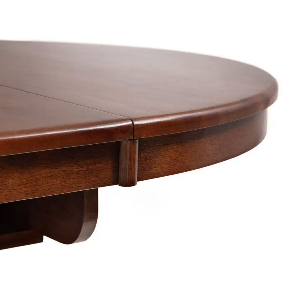 Wooden Extending Dining Table for 4 People Round - Canterbury