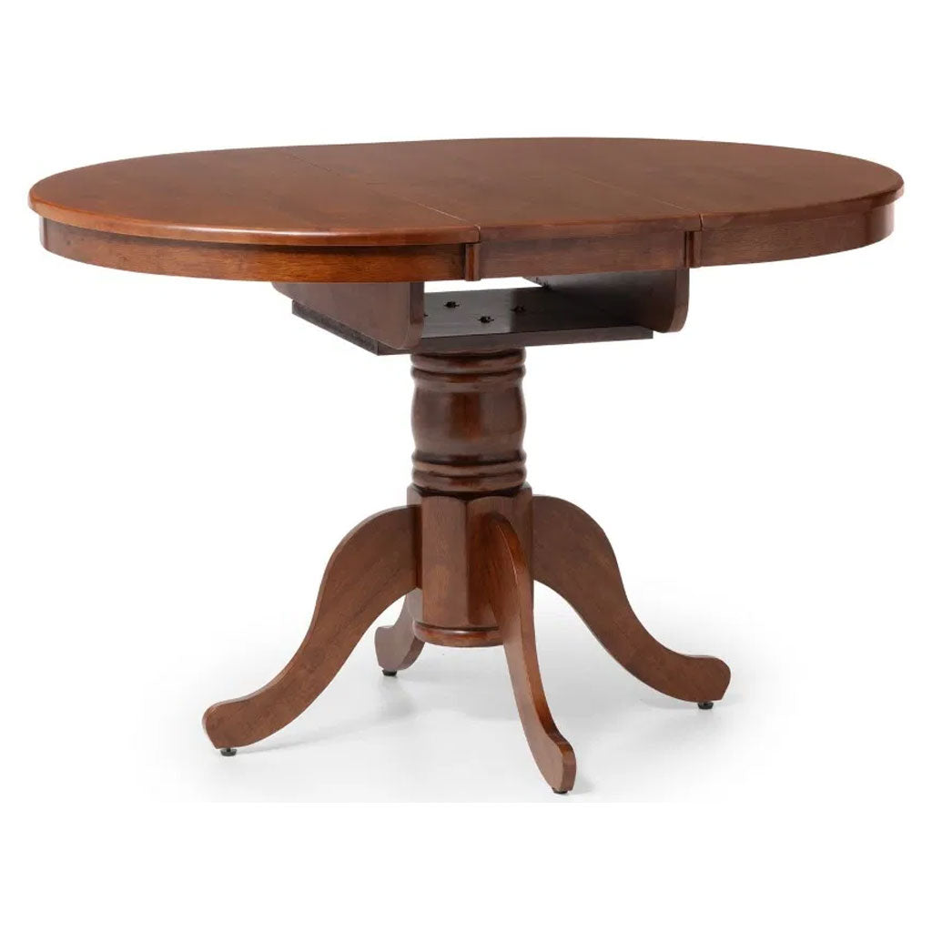 Wooden Extending Dining Table for 4 People Round - Canterbury