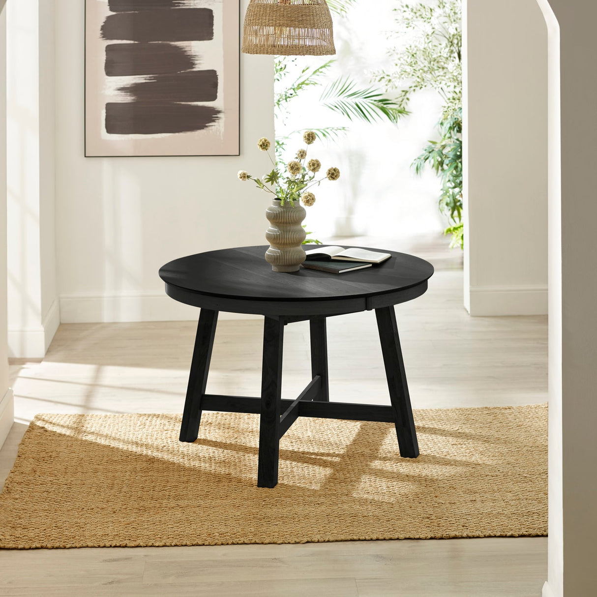 Wooden Extending Dining Table for 4 Person - Annika