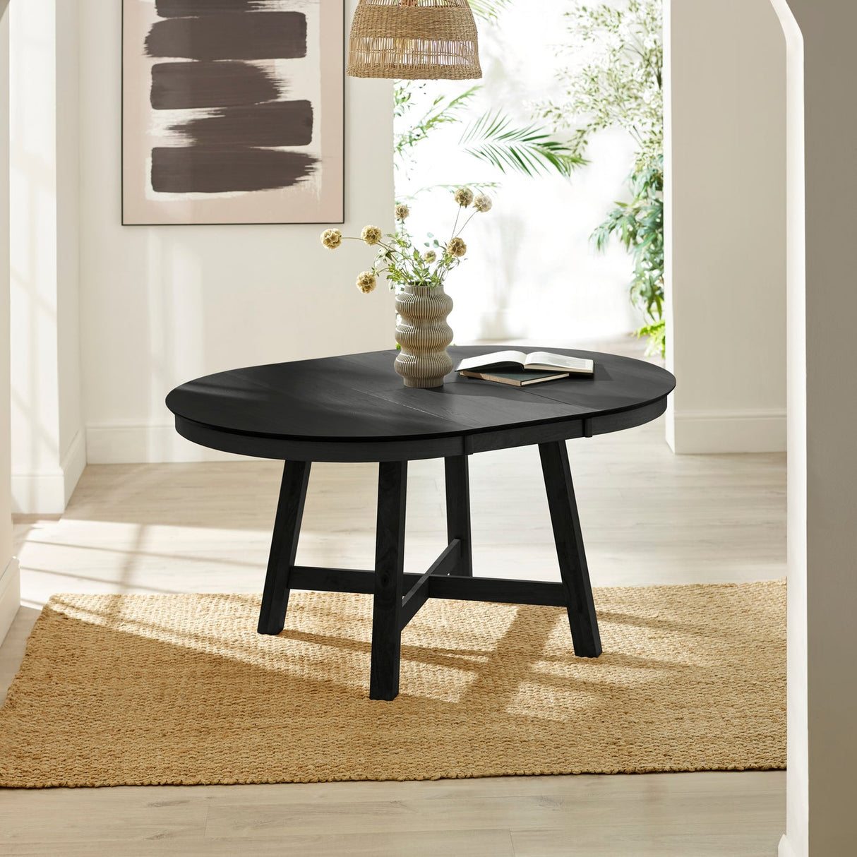 Wooden Extending Dining Table for 4 Person - Annika