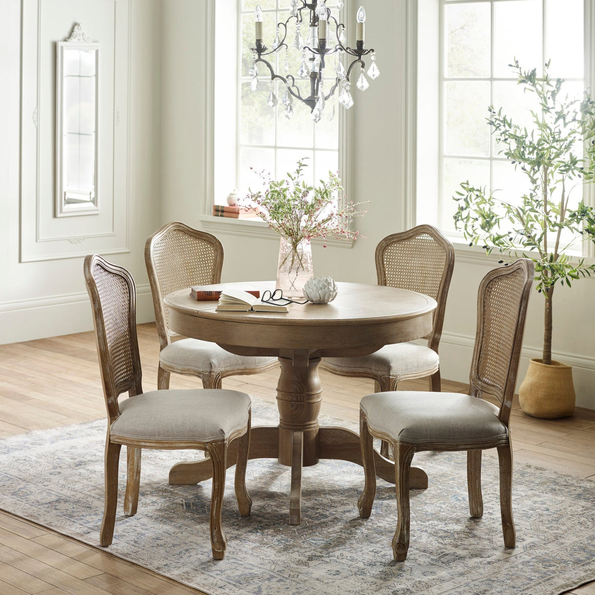 Wooden Extending Dining Table for 4 Person - Camille