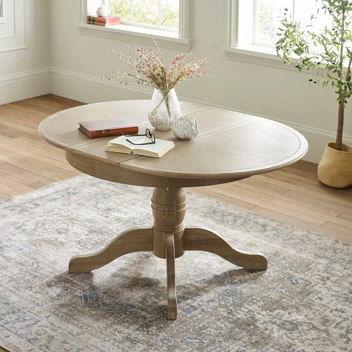 Wooden Extending Dining Table for 4 Person - Camille