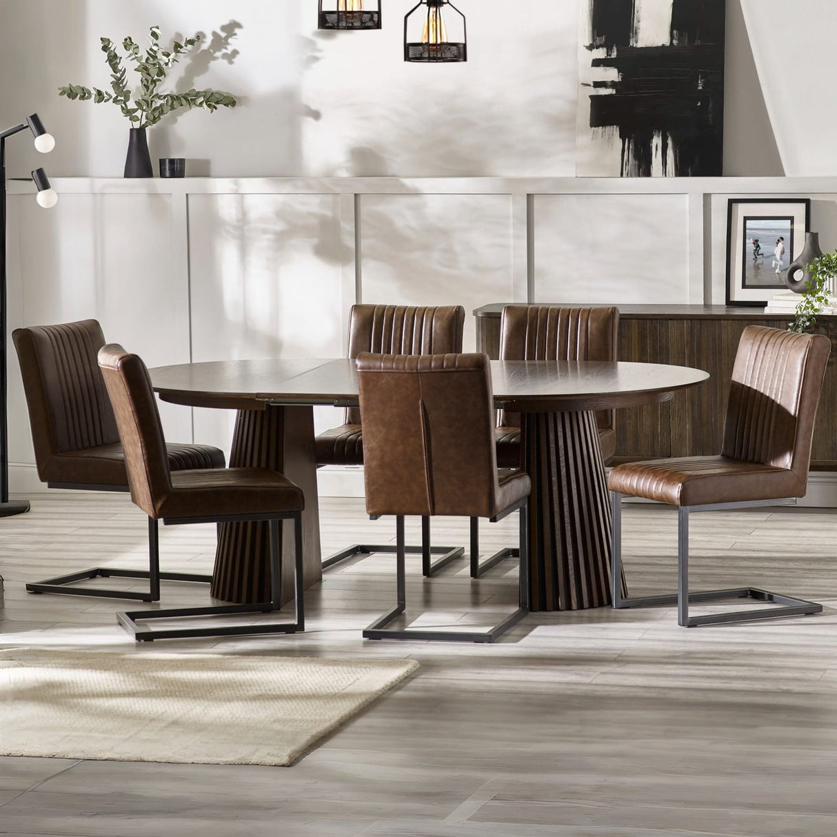 Wooden Extending Dining Table for 4 to 6 People - Arya