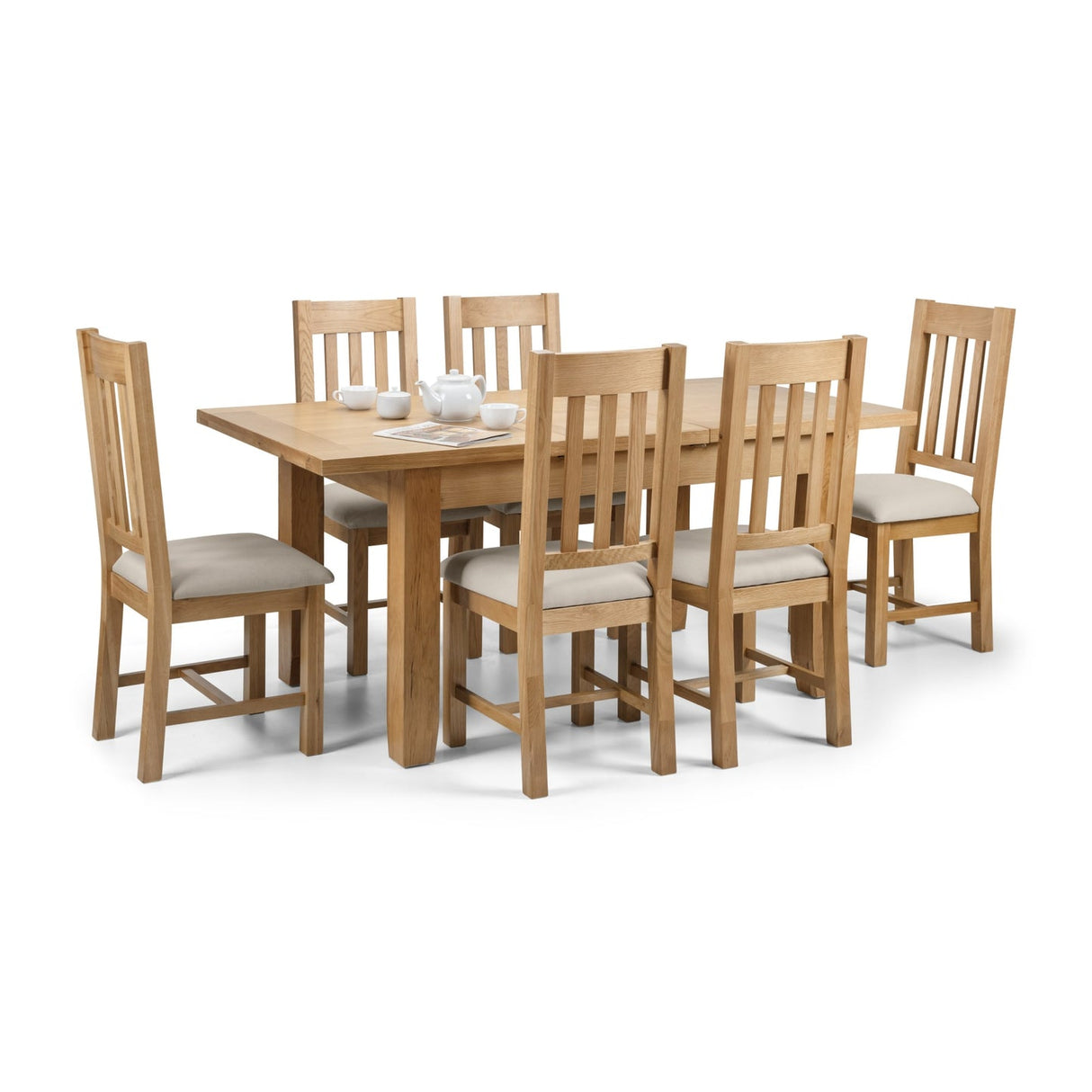 Wooden Extending Dining Table for 4 to 6 People - Astoria