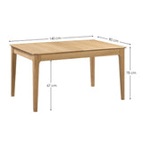 Wooden Extending Dining Table for 4 to 6 People - Cotswold