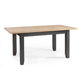 Wooden Extending Dining Table for 4 to 6 People Rectangular - Bordeaux