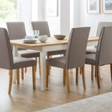 Wooden Extending Dining Table for 4 to 6 People Rectangular - Davenport
