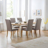 Wooden Extending Dining Table for 4 to 6 People Rectangular - Davenport
