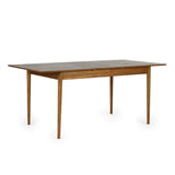 Wooden Extending Dining Table for 4 to 6 People With 2 Drawers - Lowry